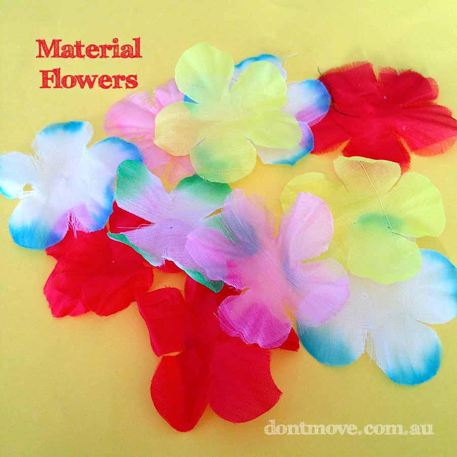Material Flowers